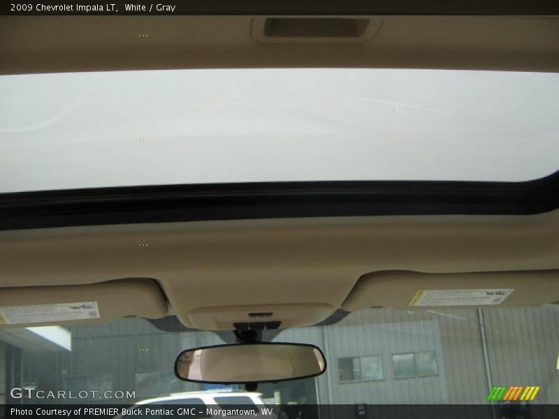 White / Gray 2009 Chevrolet Impala LT