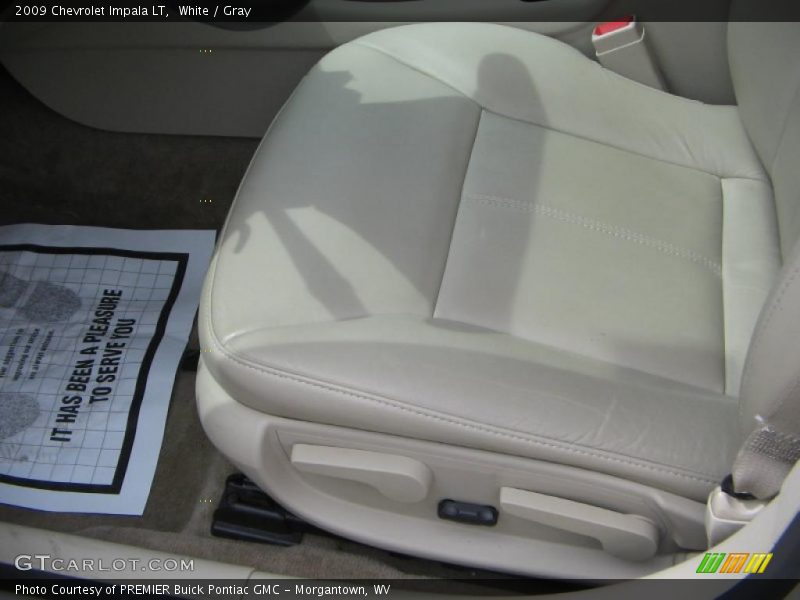 White / Gray 2009 Chevrolet Impala LT