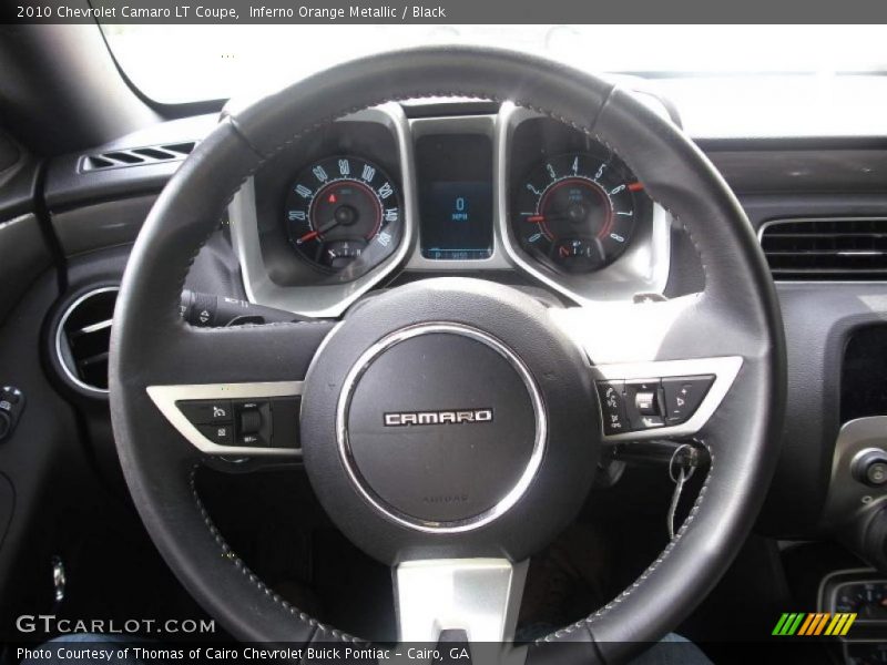 Inferno Orange Metallic / Black 2010 Chevrolet Camaro LT Coupe