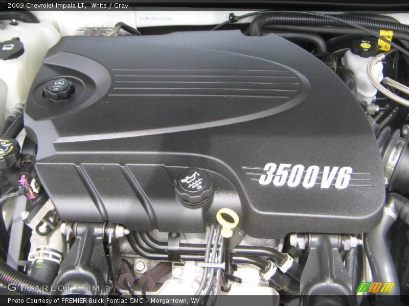 White / Gray 2009 Chevrolet Impala LT