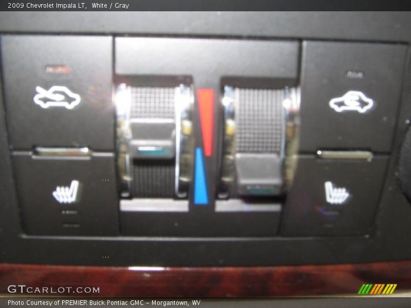 White / Gray 2009 Chevrolet Impala LT