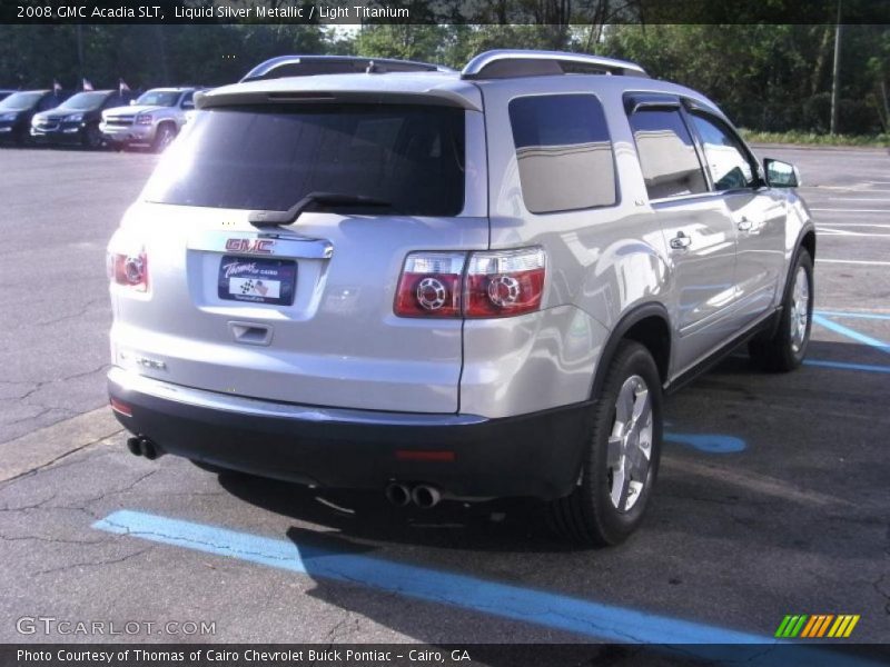 Liquid Silver Metallic / Light Titanium 2008 GMC Acadia SLT