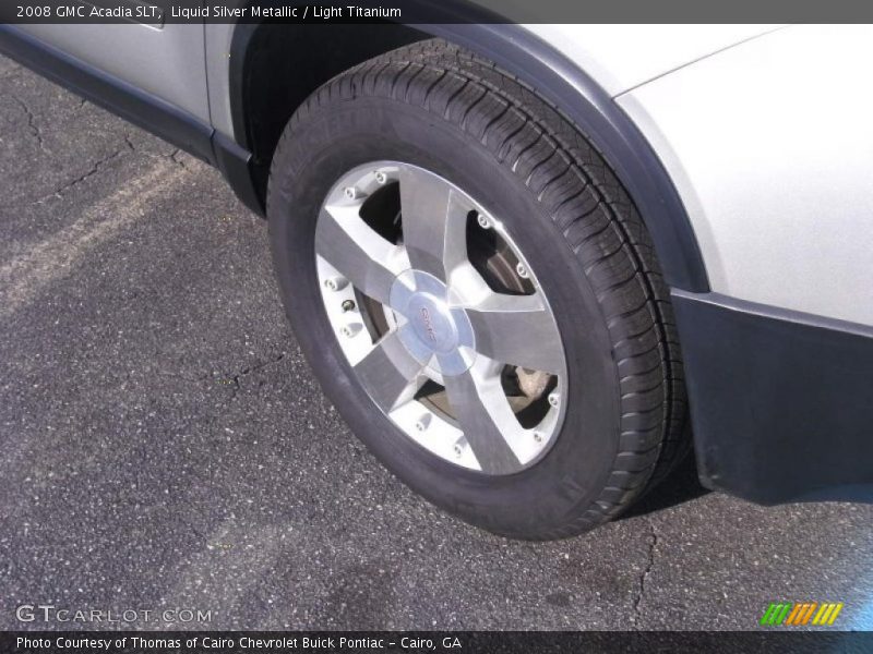 Liquid Silver Metallic / Light Titanium 2008 GMC Acadia SLT