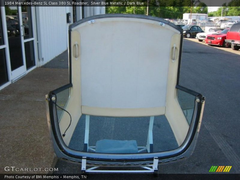 Silver Blue Metallic / Dark Blue 1984 Mercedes-Benz SL Class 380 SL Roadster