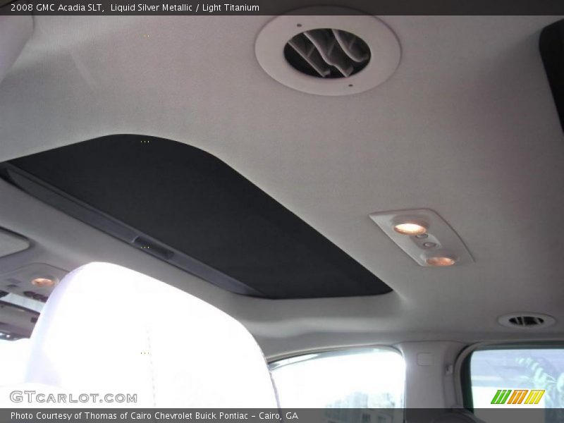 Liquid Silver Metallic / Light Titanium 2008 GMC Acadia SLT