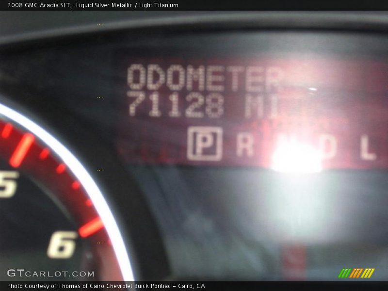 Liquid Silver Metallic / Light Titanium 2008 GMC Acadia SLT