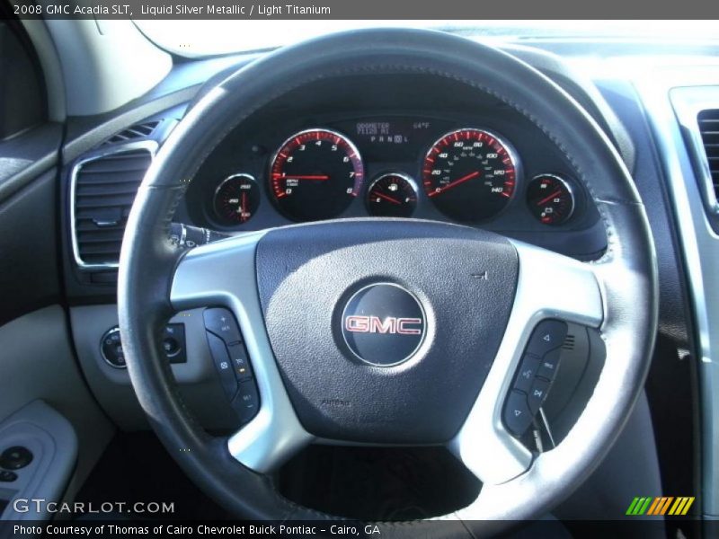 Liquid Silver Metallic / Light Titanium 2008 GMC Acadia SLT