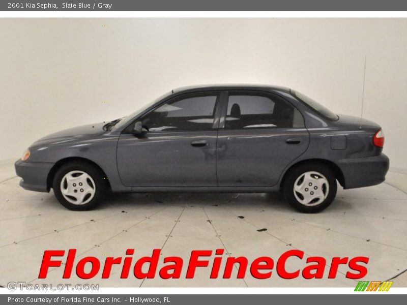 Slate Blue / Gray 2001 Kia Sephia