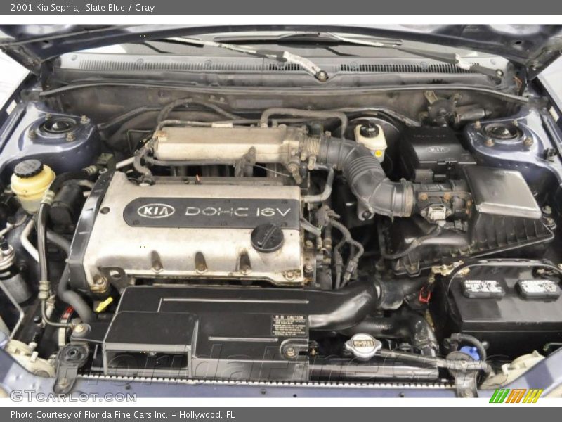 Slate Blue / Gray 2001 Kia Sephia