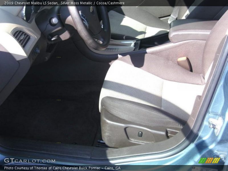 Silver Moss Metallic / Cocoa/Cashmere 2009 Chevrolet Malibu LS Sedan