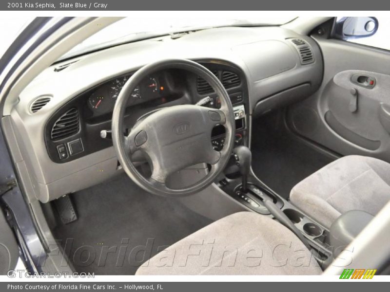 Slate Blue / Gray 2001 Kia Sephia