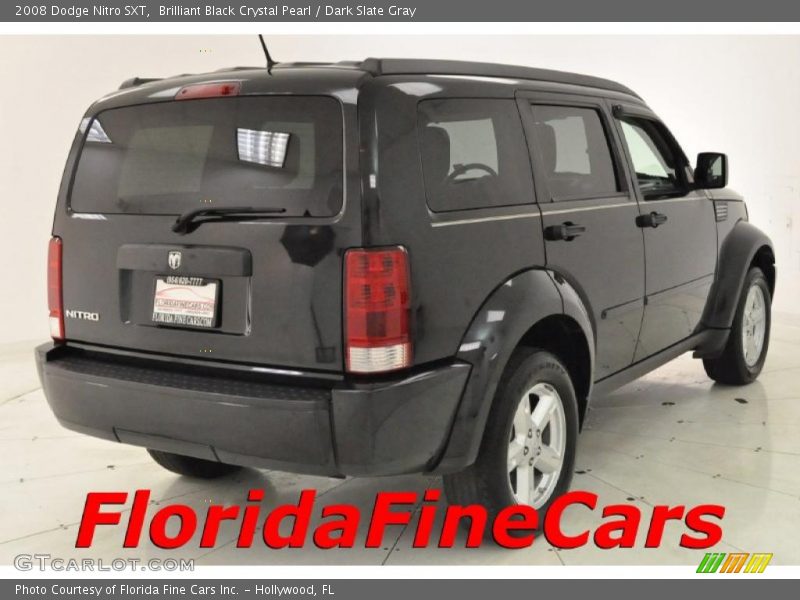 Brilliant Black Crystal Pearl / Dark Slate Gray 2008 Dodge Nitro SXT