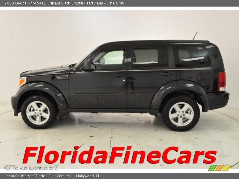 Brilliant Black Crystal Pearl / Dark Slate Gray 2008 Dodge Nitro SXT