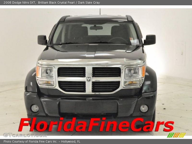 Brilliant Black Crystal Pearl / Dark Slate Gray 2008 Dodge Nitro SXT