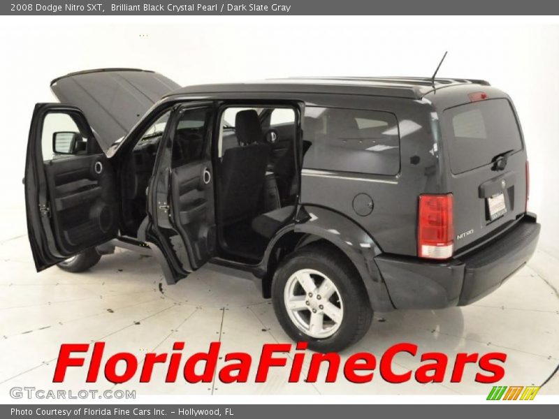 Brilliant Black Crystal Pearl / Dark Slate Gray 2008 Dodge Nitro SXT