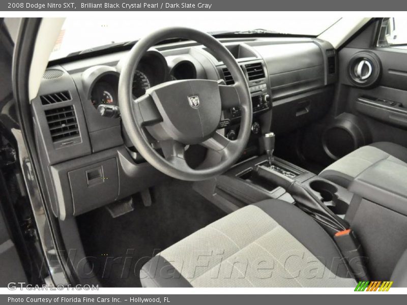 Brilliant Black Crystal Pearl / Dark Slate Gray 2008 Dodge Nitro SXT