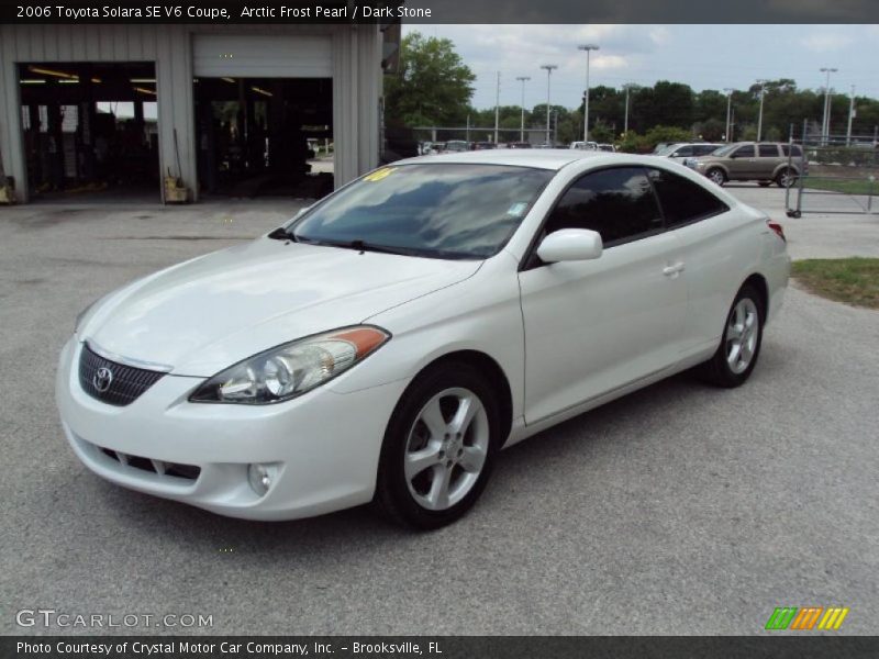 Arctic Frost Pearl / Dark Stone 2006 Toyota Solara SE V6 Coupe