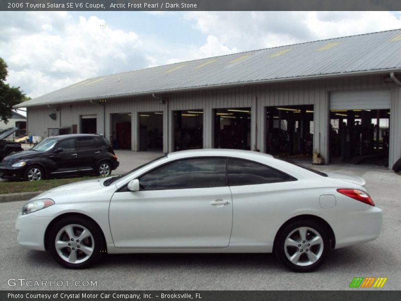 Arctic Frost Pearl / Dark Stone 2006 Toyota Solara SE V6 Coupe