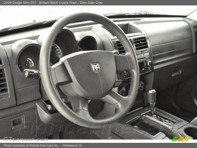 Brilliant Black Crystal Pearl / Dark Slate Gray 2008 Dodge Nitro SXT