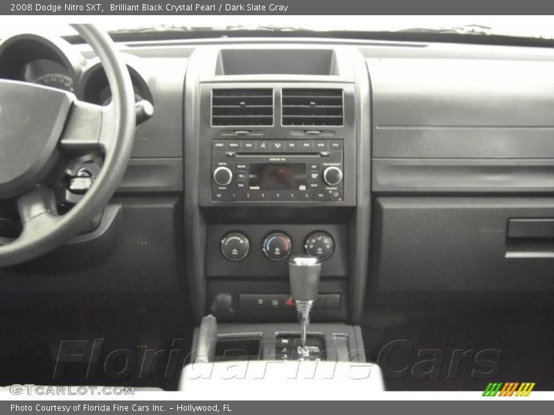 Brilliant Black Crystal Pearl / Dark Slate Gray 2008 Dodge Nitro SXT