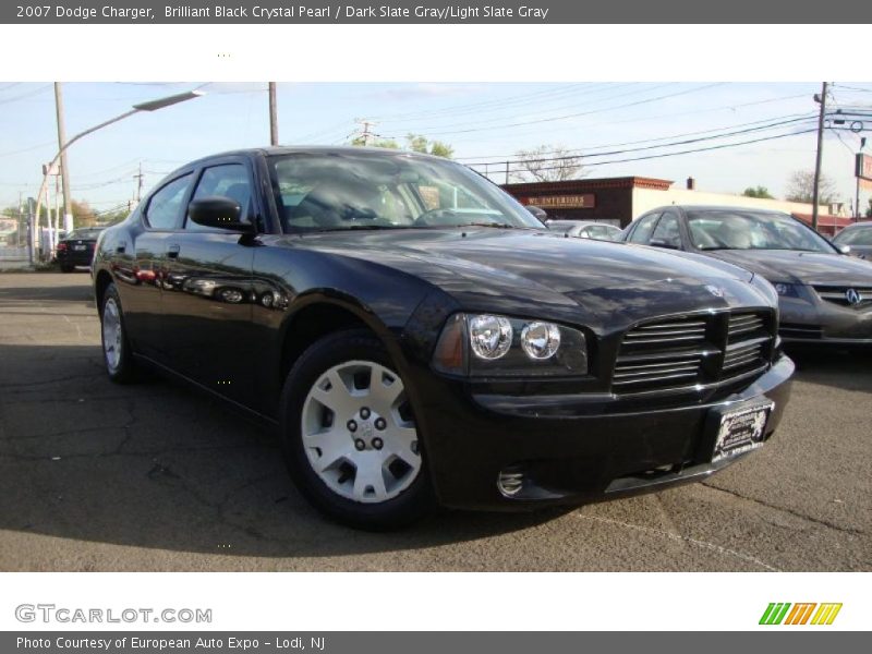 Brilliant Black Crystal Pearl / Dark Slate Gray/Light Slate Gray 2007 Dodge Charger