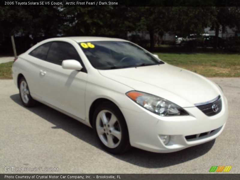 Arctic Frost Pearl / Dark Stone 2006 Toyota Solara SE V6 Coupe