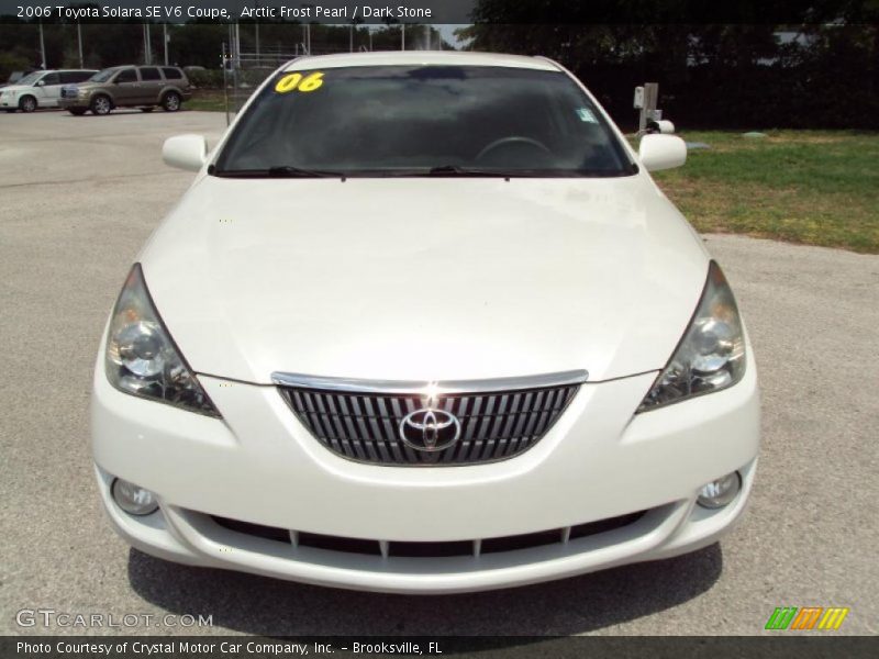 Arctic Frost Pearl / Dark Stone 2006 Toyota Solara SE V6 Coupe