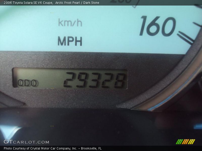 Arctic Frost Pearl / Dark Stone 2006 Toyota Solara SE V6 Coupe