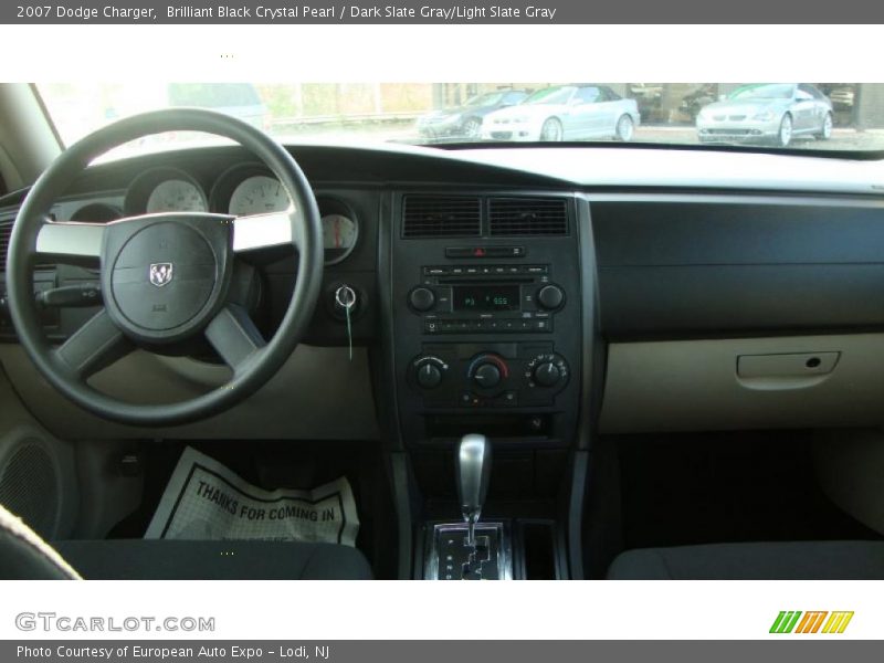 Brilliant Black Crystal Pearl / Dark Slate Gray/Light Slate Gray 2007 Dodge Charger