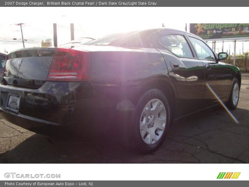 Brilliant Black Crystal Pearl / Dark Slate Gray/Light Slate Gray 2007 Dodge Charger