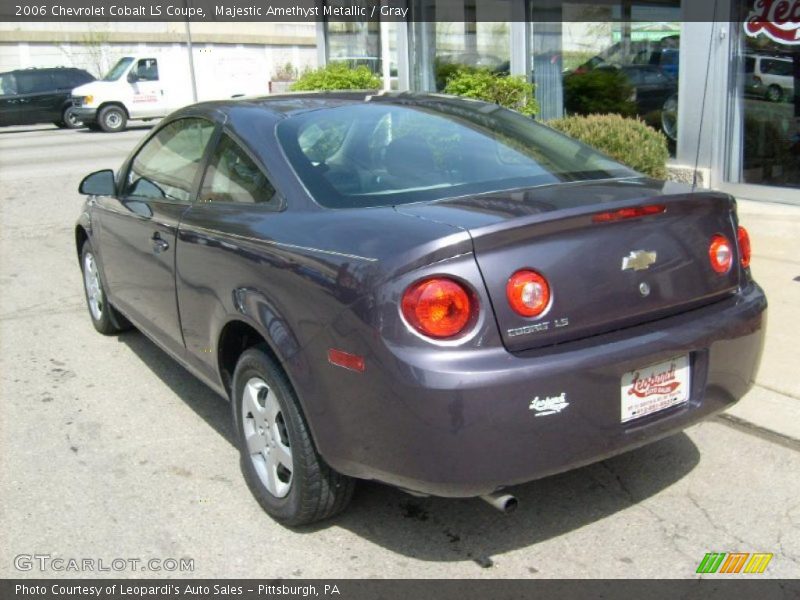 Majestic Amethyst Metallic / Gray 2006 Chevrolet Cobalt LS Coupe