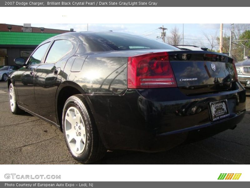 Brilliant Black Crystal Pearl / Dark Slate Gray/Light Slate Gray 2007 Dodge Charger