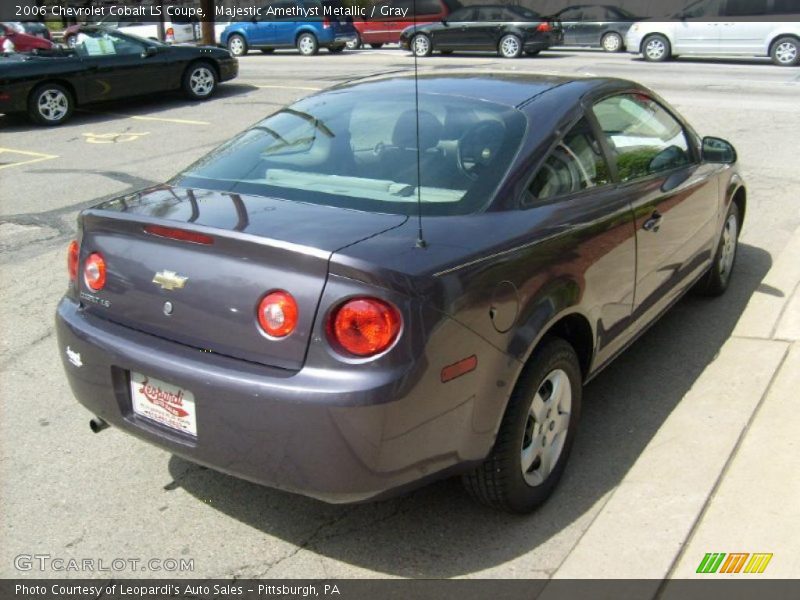 Majestic Amethyst Metallic / Gray 2006 Chevrolet Cobalt LS Coupe