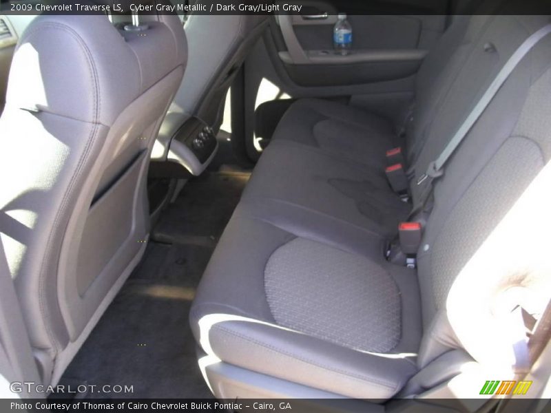 Cyber Gray Metallic / Dark Gray/Light Gray 2009 Chevrolet Traverse LS