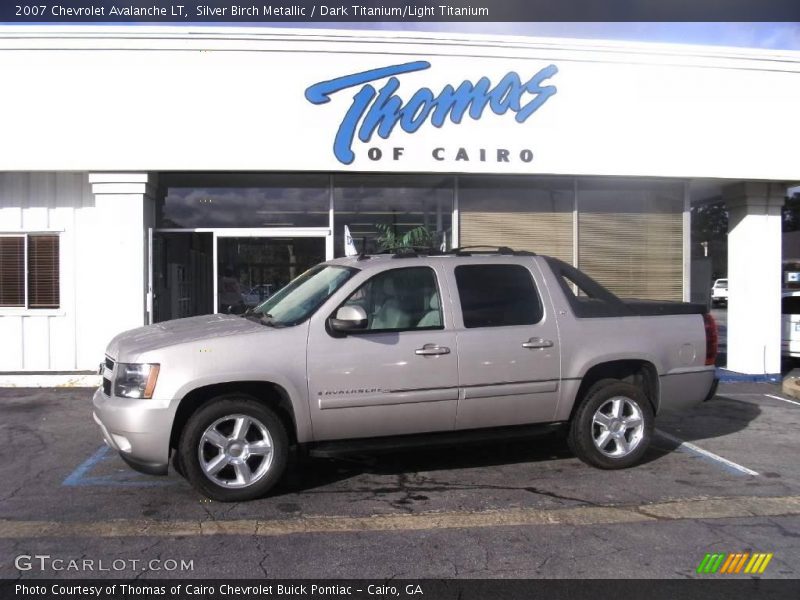 Silver Birch Metallic / Dark Titanium/Light Titanium 2007 Chevrolet Avalanche LT