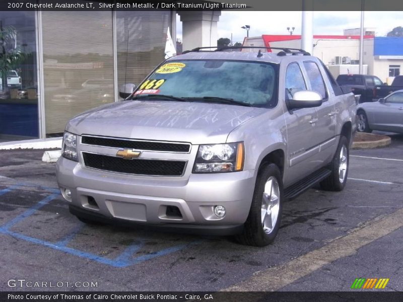 Silver Birch Metallic / Dark Titanium/Light Titanium 2007 Chevrolet Avalanche LT