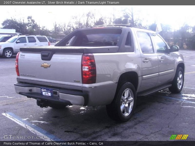 Silver Birch Metallic / Dark Titanium/Light Titanium 2007 Chevrolet Avalanche LT