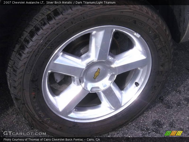 Silver Birch Metallic / Dark Titanium/Light Titanium 2007 Chevrolet Avalanche LT