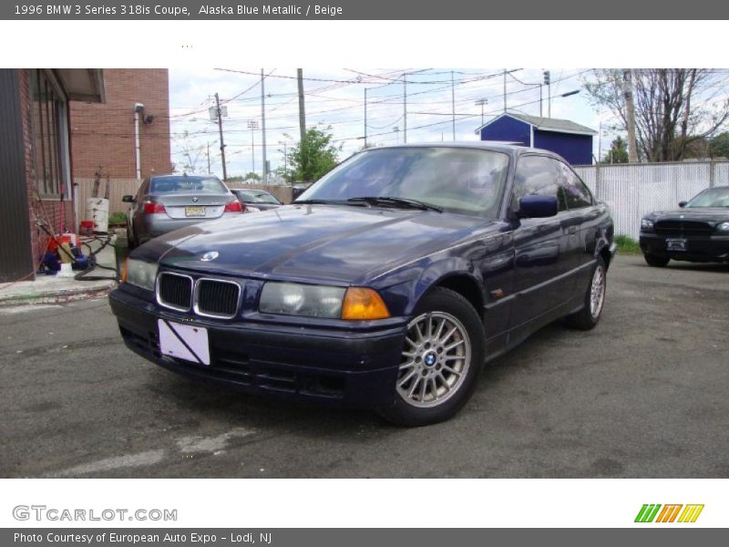 Alaska Blue Metallic / Beige 1996 BMW 3 Series 318is Coupe
