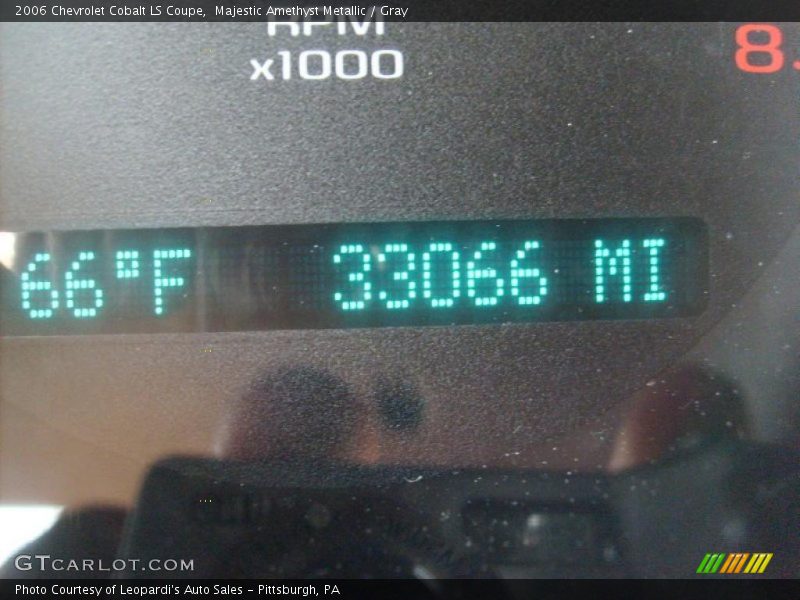 Majestic Amethyst Metallic / Gray 2006 Chevrolet Cobalt LS Coupe