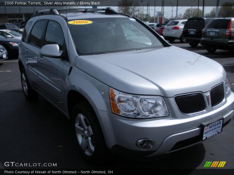 Silver Alloy Metallic / Ebony Black 2006 Pontiac Torrent