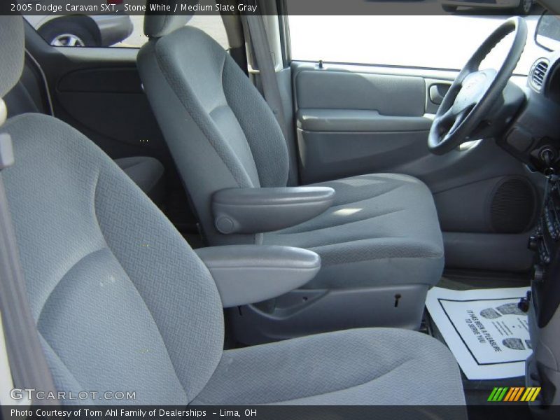 Stone White / Medium Slate Gray 2005 Dodge Caravan SXT