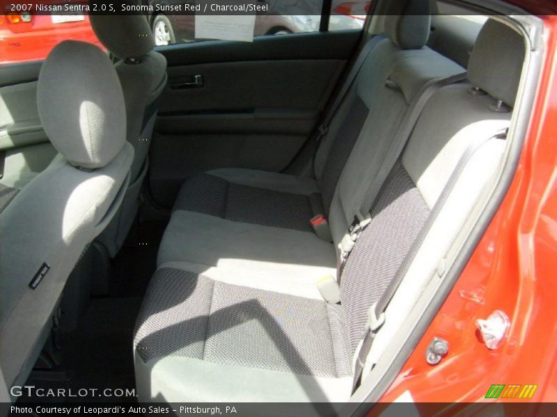 Sonoma Sunset Red / Charcoal/Steel 2007 Nissan Sentra 2.0 S