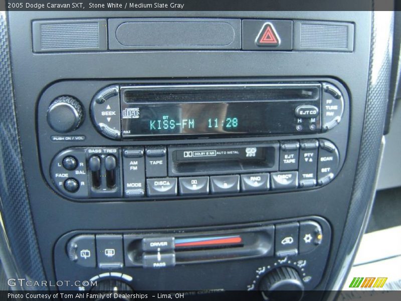Stone White / Medium Slate Gray 2005 Dodge Caravan SXT