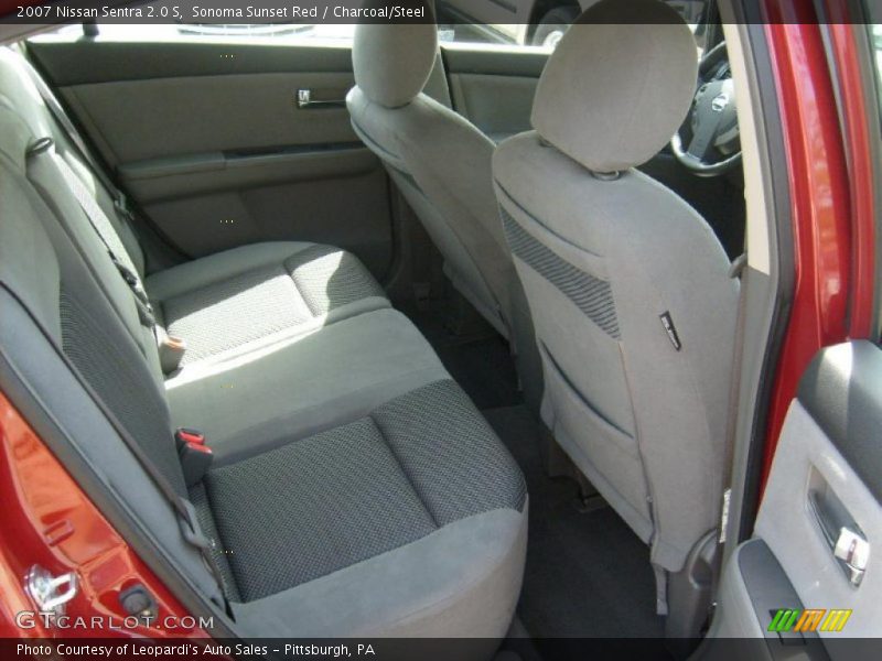 Sonoma Sunset Red / Charcoal/Steel 2007 Nissan Sentra 2.0 S