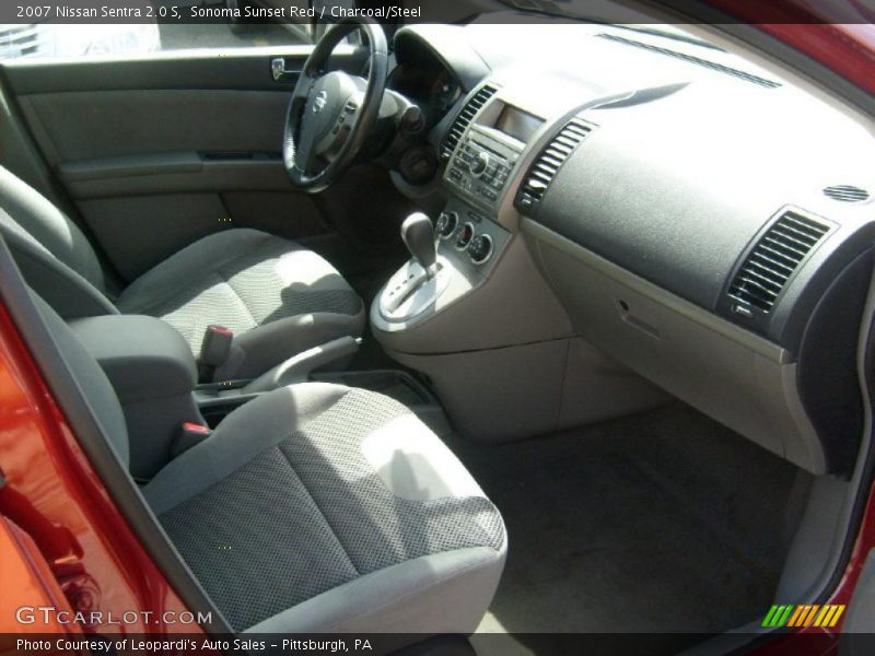 Sonoma Sunset Red / Charcoal/Steel 2007 Nissan Sentra 2.0 S