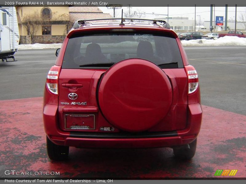 Barcelona Red Metallic / Ash Gray 2009 Toyota RAV4 I4