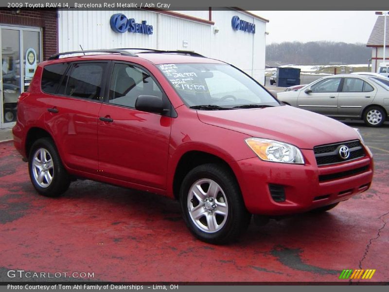 Barcelona Red Metallic / Ash Gray 2009 Toyota RAV4 I4