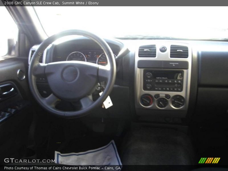 Summit White / Ebony 2008 GMC Canyon SLE Crew Cab