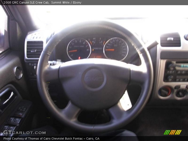 Summit White / Ebony 2008 GMC Canyon SLE Crew Cab